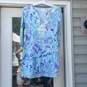 - Lilly Pulitzer cotton dress or bathing suit cover up xs